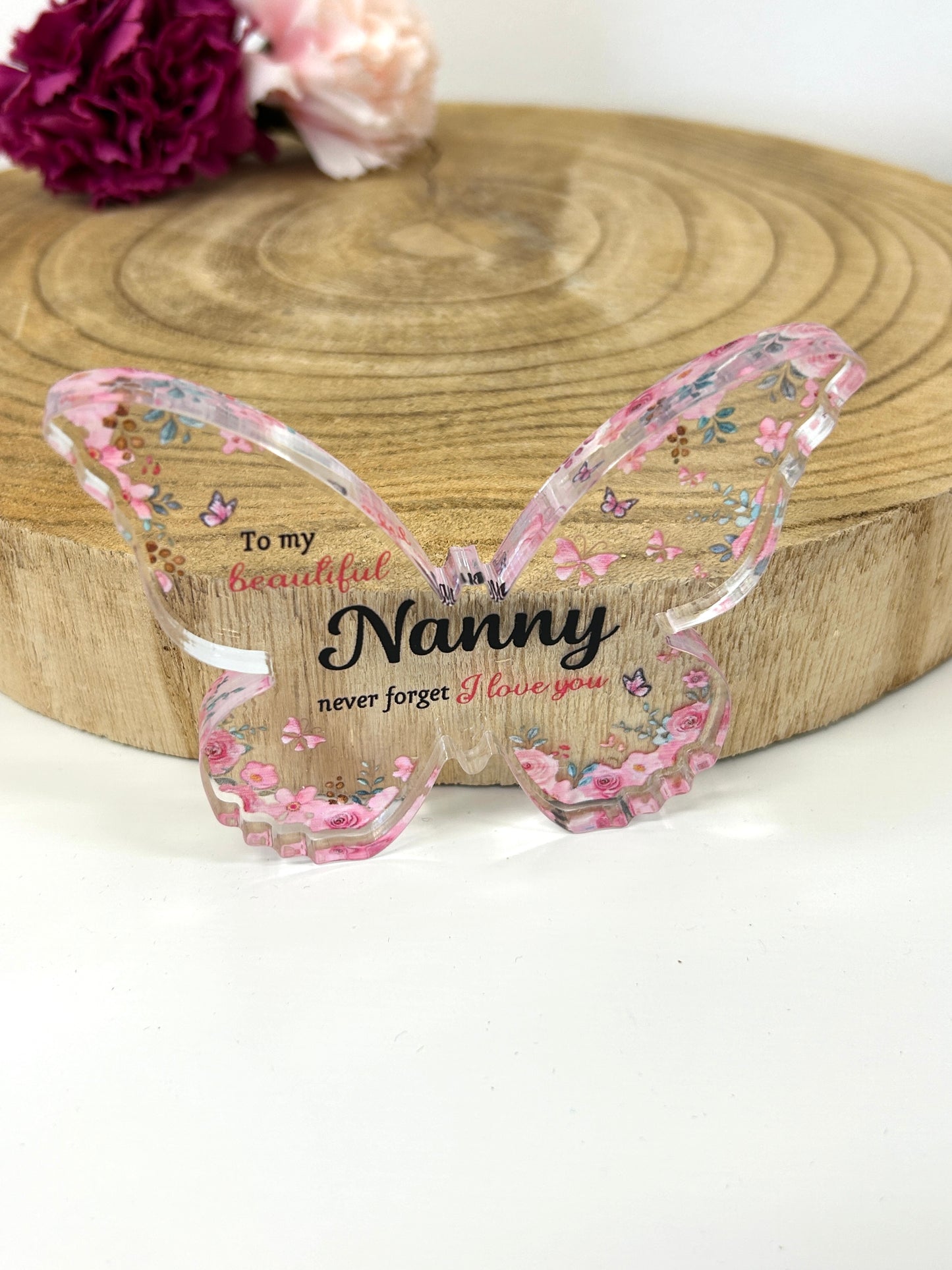 Nanny Freestanding Butterfly - Mothers day gift