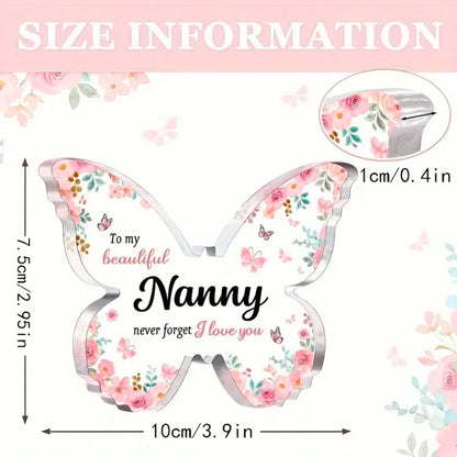 Nanny Freestanding Butterfly - Mothers day gift