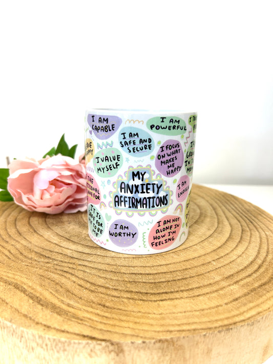 My Anxiety affirmation mug