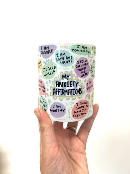 My Anxiety affirmation mug