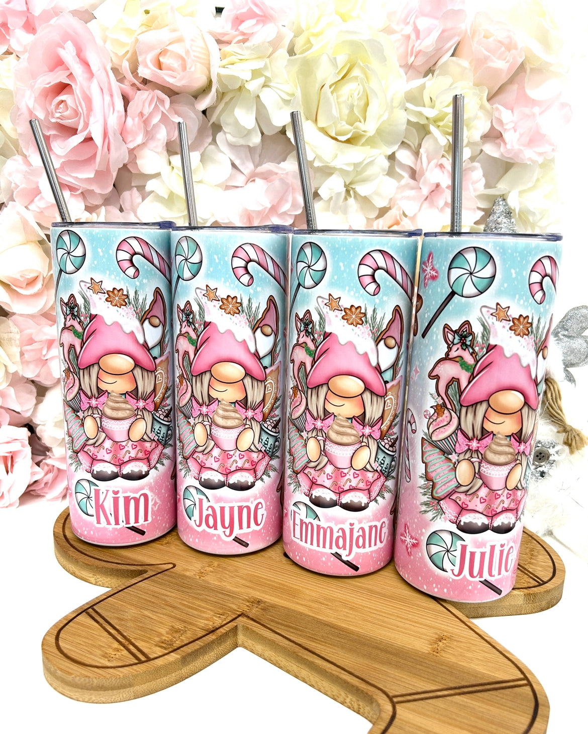 Personalised christmas baking gonk - Drinks tumbler