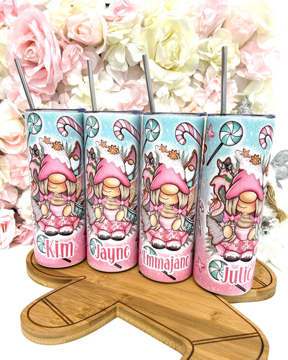Personalised christmas baking gonk - Drinks tumbler