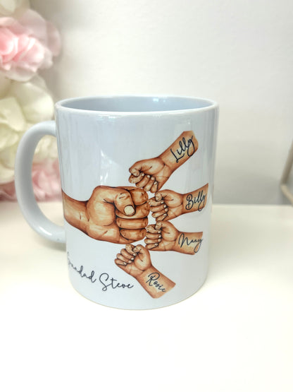 Personalised fathers day mug