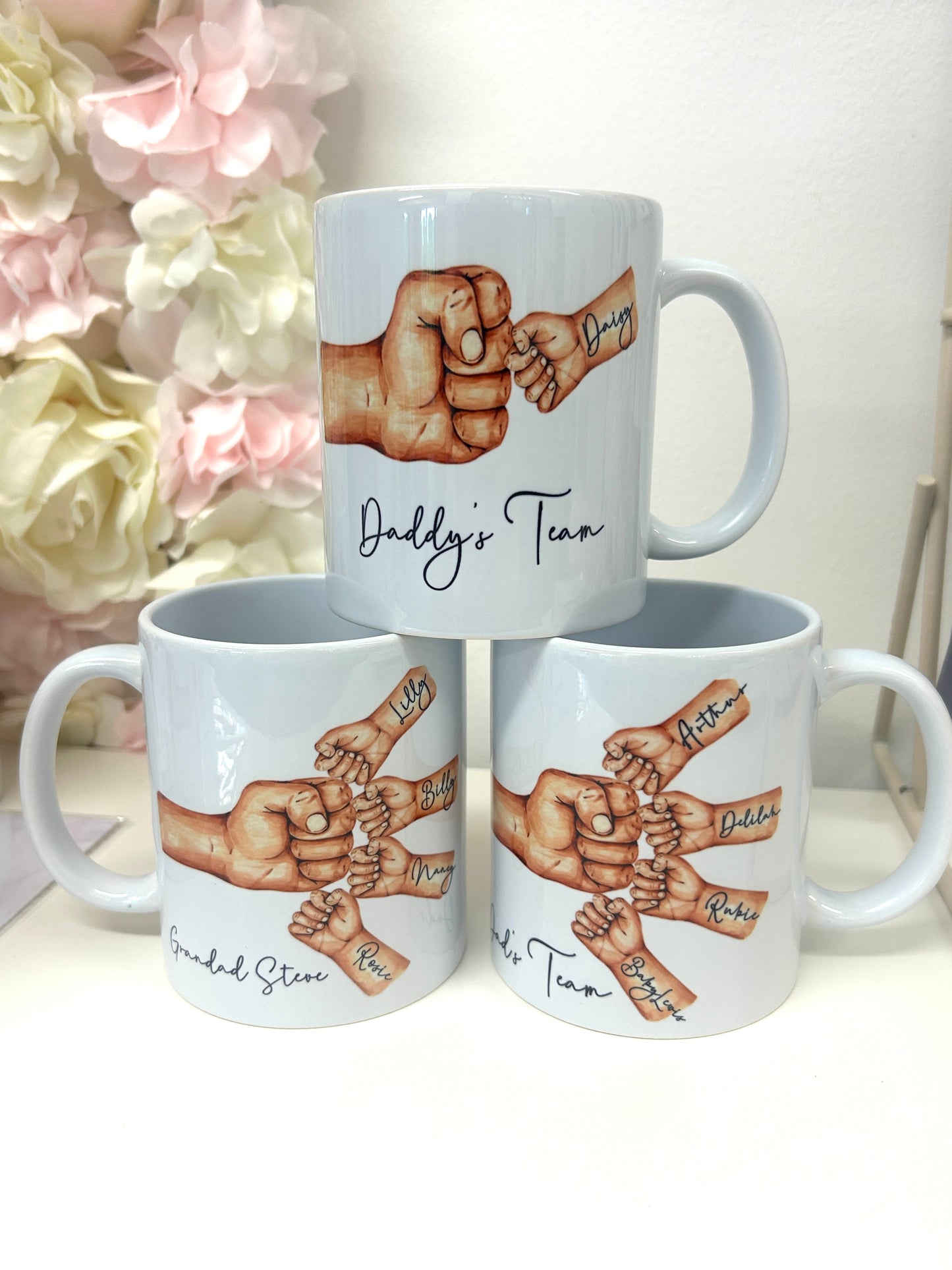 Personalised fathers day mug