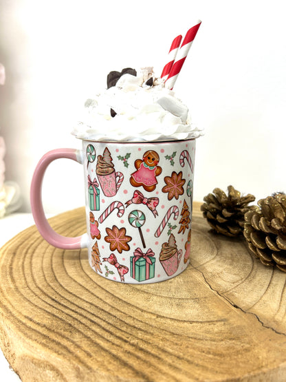 Christmas reindeer mug