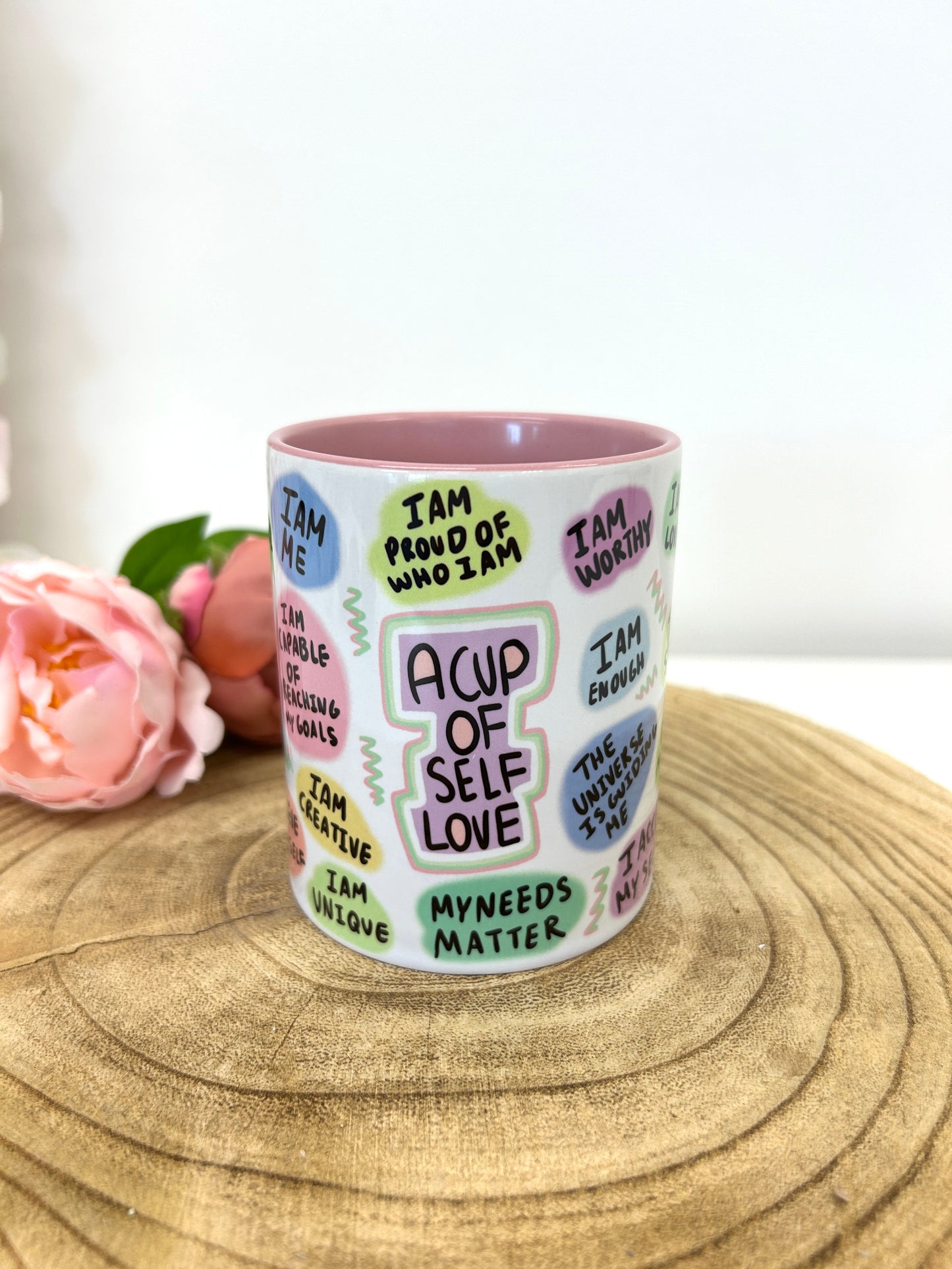 'A cup of self love' mug