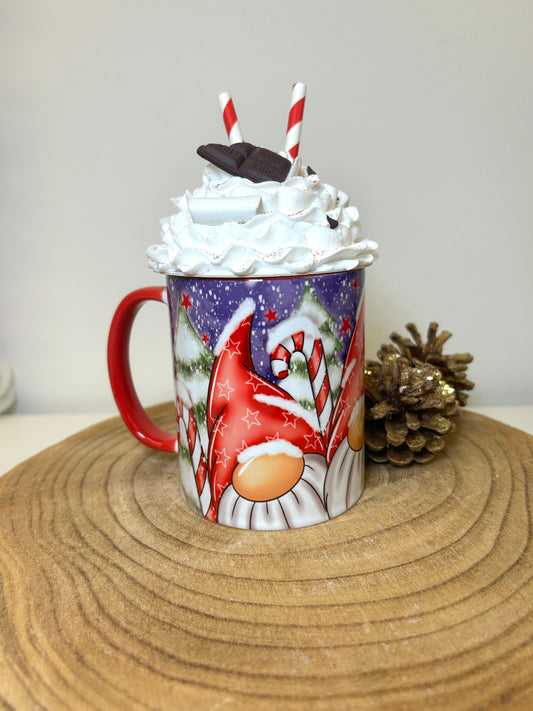 Christmas Gonk mug - red
