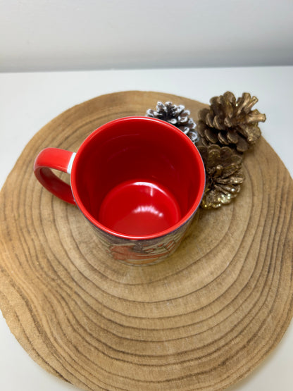 Christmas Gonk mug - red