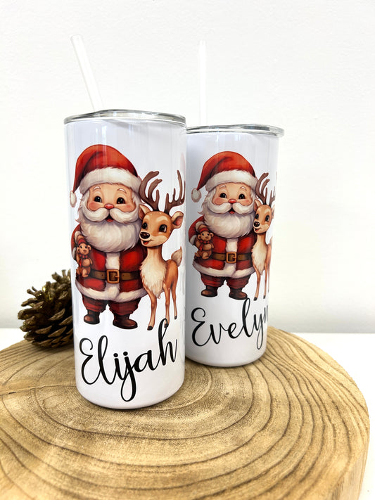 Personalised Christmas tumbler - kids