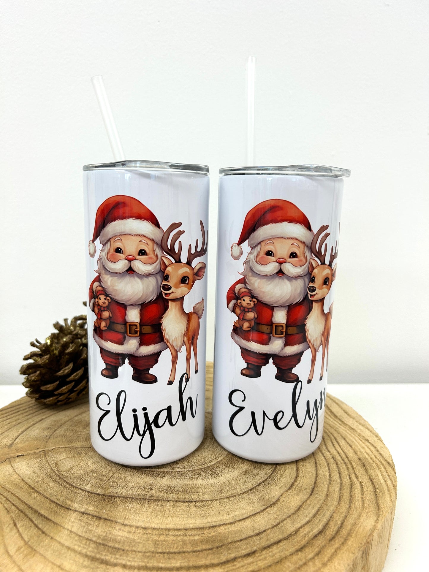 Personalised Christmas tumbler - kids