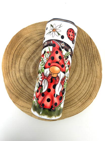 Ladybird gonk stainless steel drinks tumbler