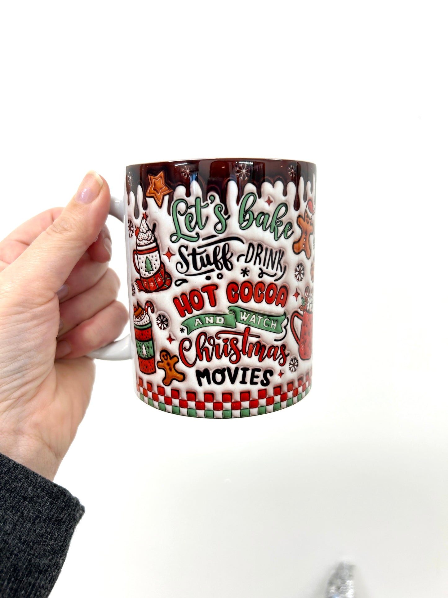 'Lets bake' 3d Christmas mug