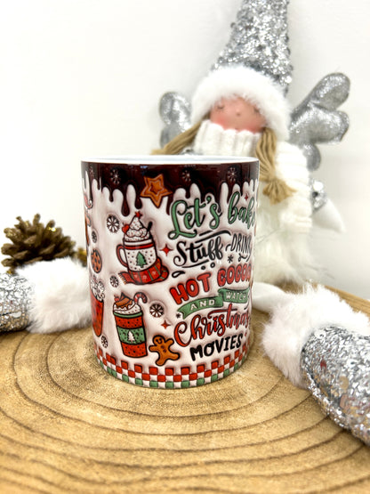 'Lets bake' 3d Christmas mug