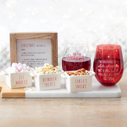 Christmas snack bowl trio