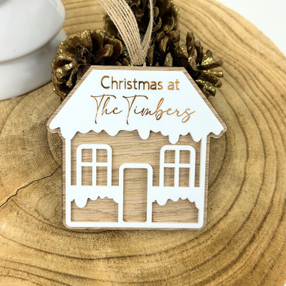 Personalised Christmas house decoration