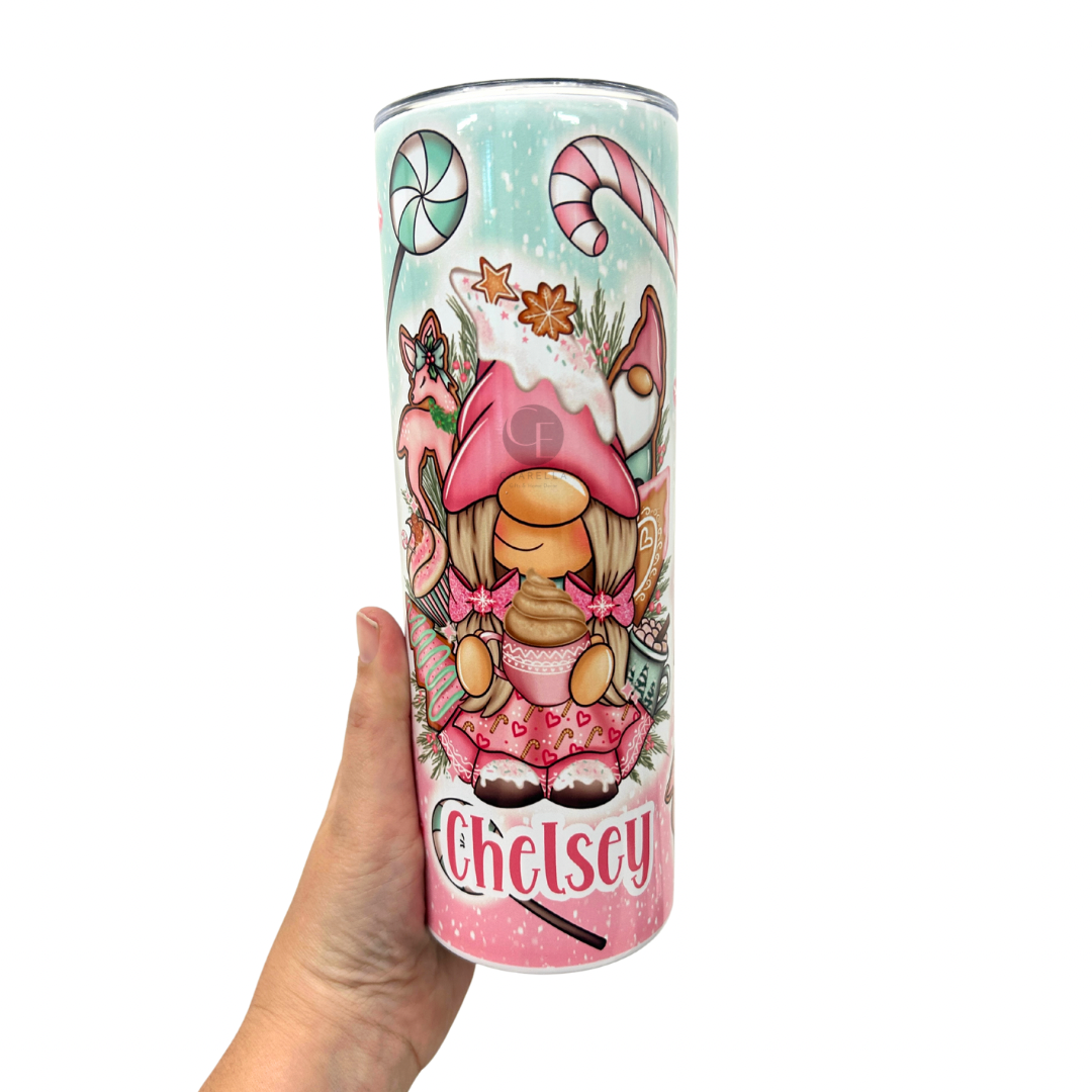 Personalised christmas baking gonk - Drinks tumbler