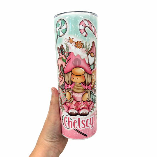 Personalised christmas baking gonk - Drinks tumbler