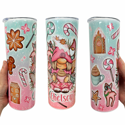 Personalised christmas baking gonk - Drinks tumbler