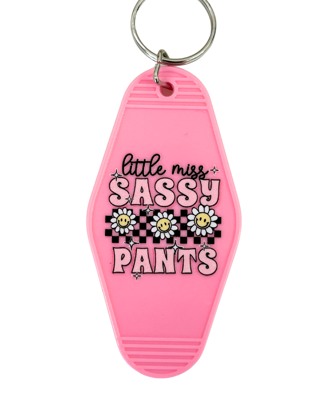 'Little Miss sassy pants' Keyring