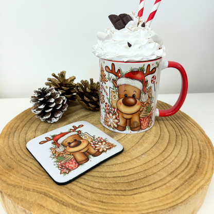 Christmas reindeer mug