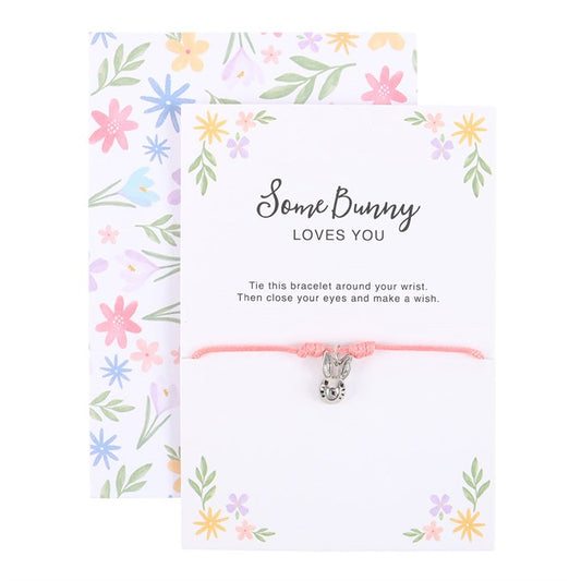 Some 'Bunny' loves you charm bracelet. Easter gift