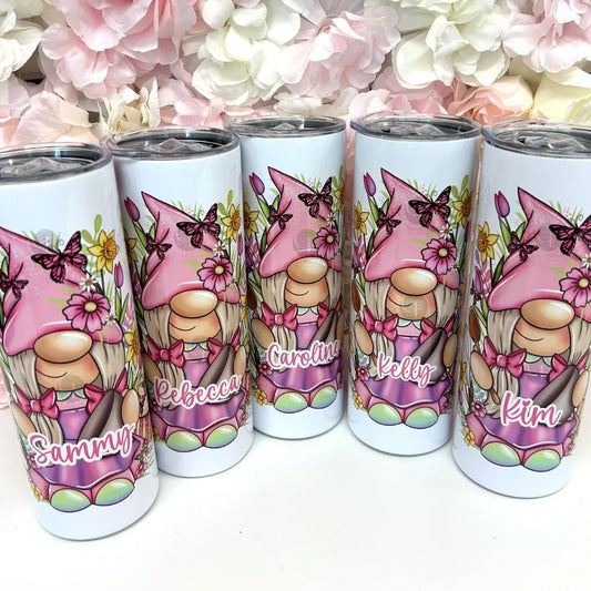 Personalised spring gonk tumbler - Gift for her
