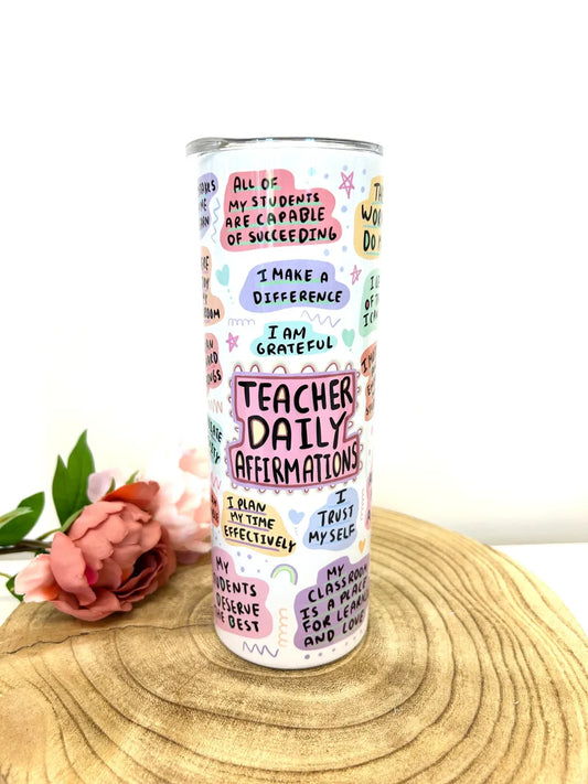Teacher/Teaching assistant printed tumbler
