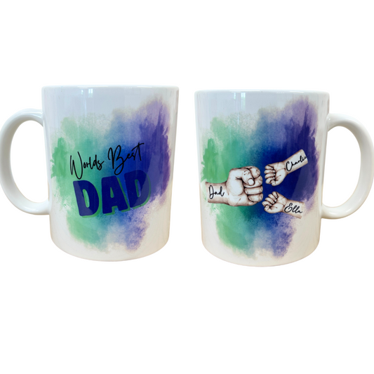 Fathers day mug, Personalised fathers day gift